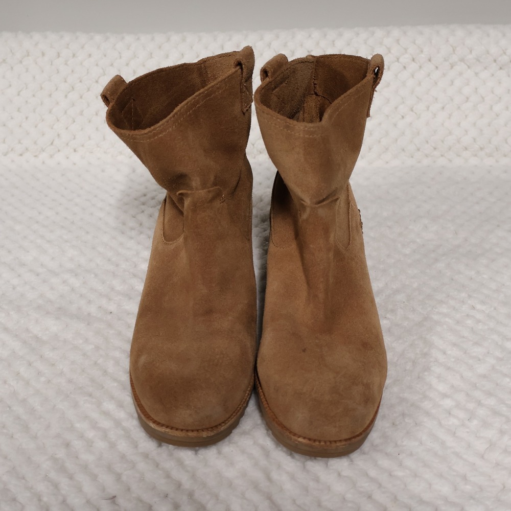 Sorel Womens 7.5 Joan of Arctic Next Lite Mid Boot Brown Suede NL4316-242